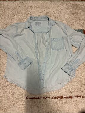 Rails Chambray Button-Up Shirt - Small